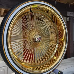 24" Dayton Chrome Wire Wheels & Tire Package